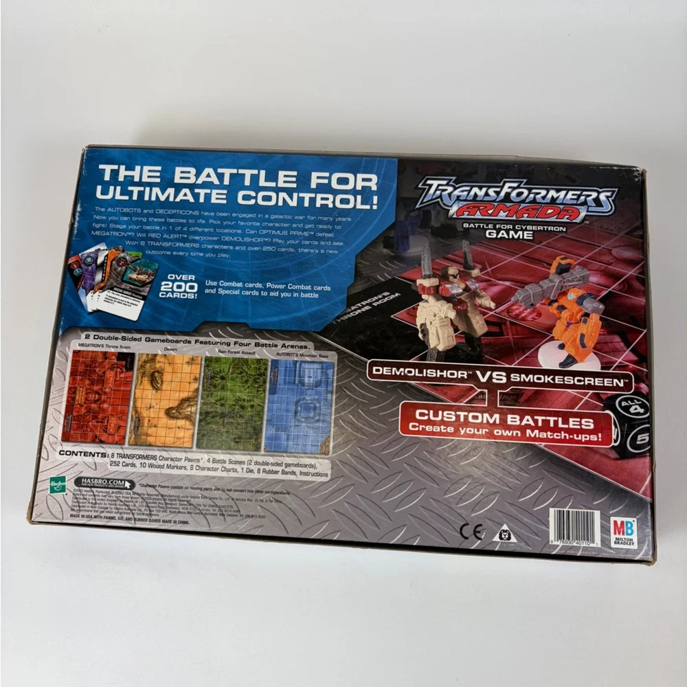 Transformers Armada Battle For‎ Cybertron Near Complete Game Milton Bradley 2003
